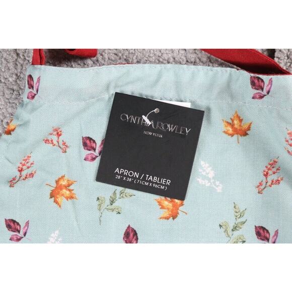 New Cynthia Rowley New York Apron Tablier Floral Full Bib Kitchen 28" x 38" - Picture 3 of 6